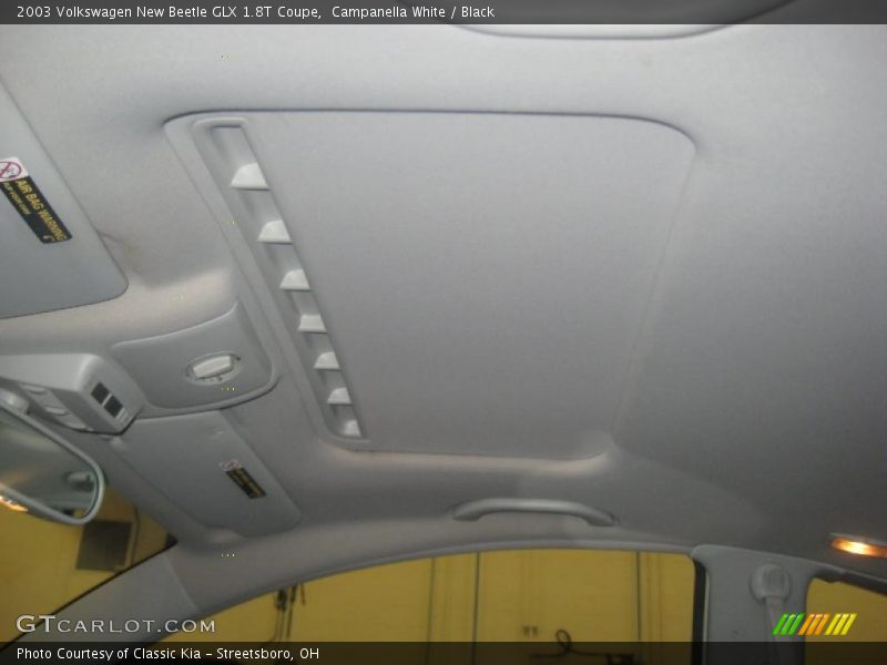 Campanella White / Black 2003 Volkswagen New Beetle GLX 1.8T Coupe