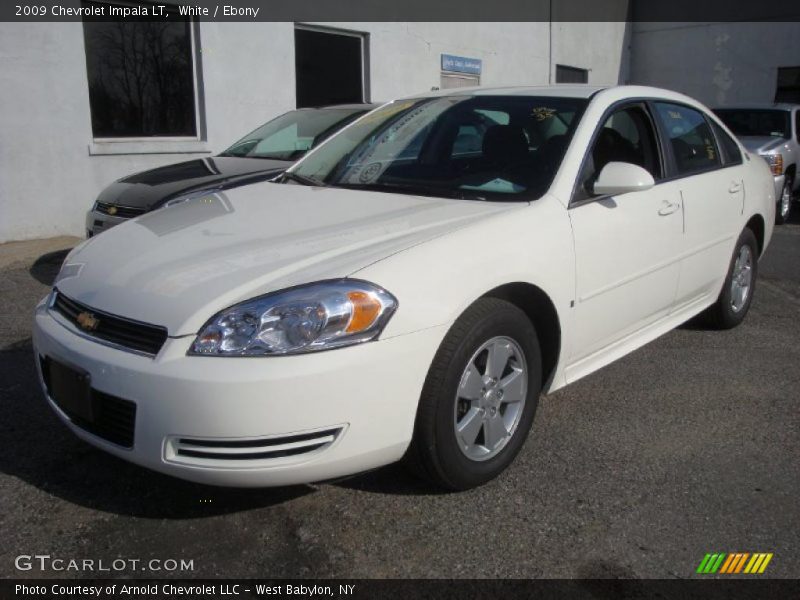 White / Ebony 2009 Chevrolet Impala LT