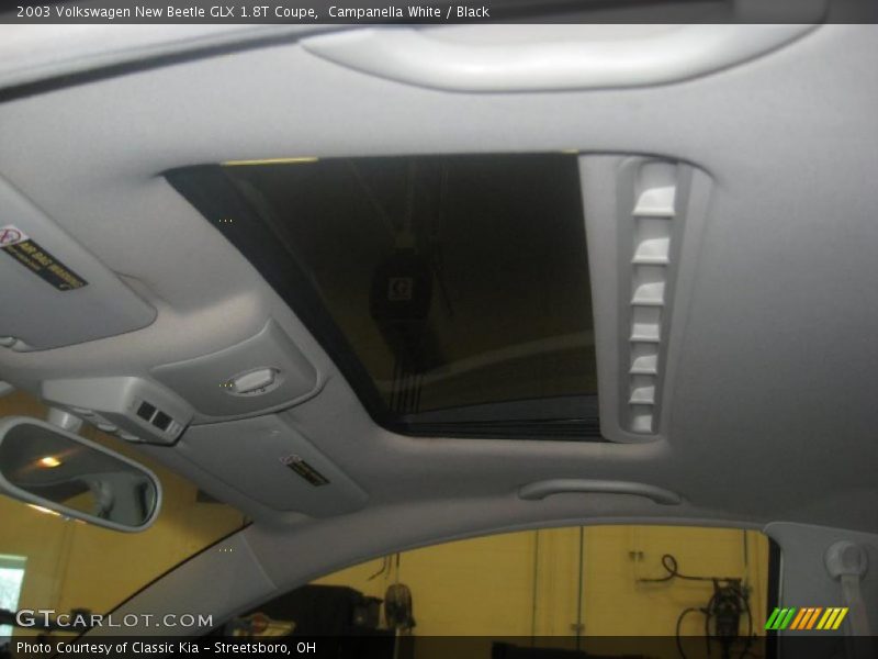 Campanella White / Black 2003 Volkswagen New Beetle GLX 1.8T Coupe