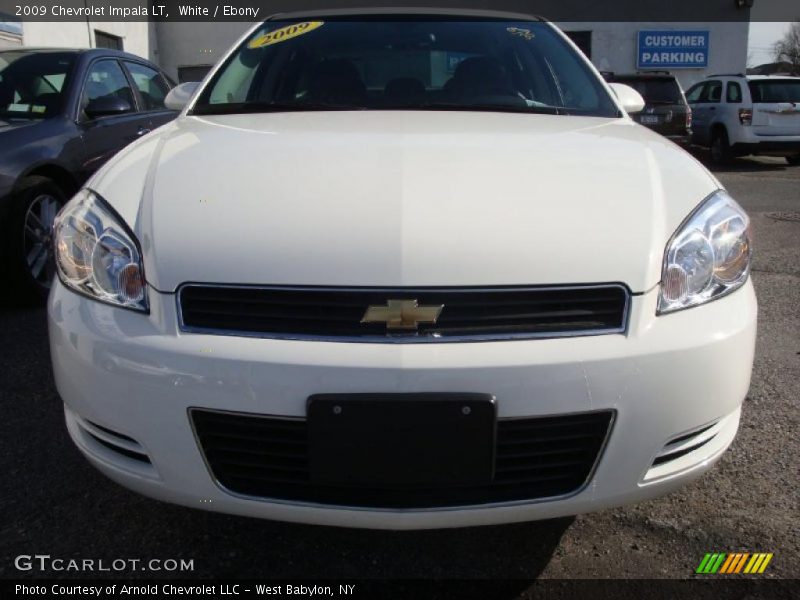 White / Ebony 2009 Chevrolet Impala LT
