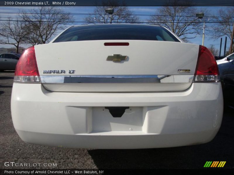 White / Ebony 2009 Chevrolet Impala LT
