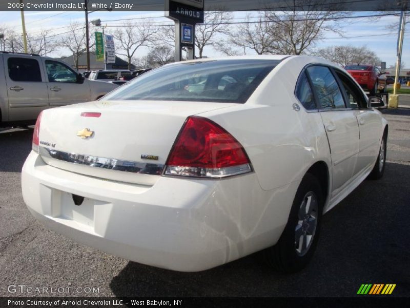 White / Ebony 2009 Chevrolet Impala LT