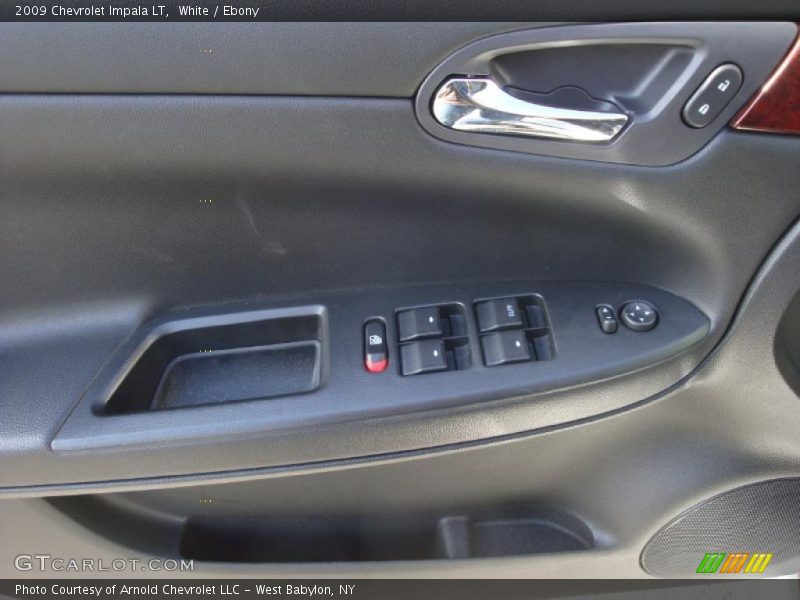 White / Ebony 2009 Chevrolet Impala LT
