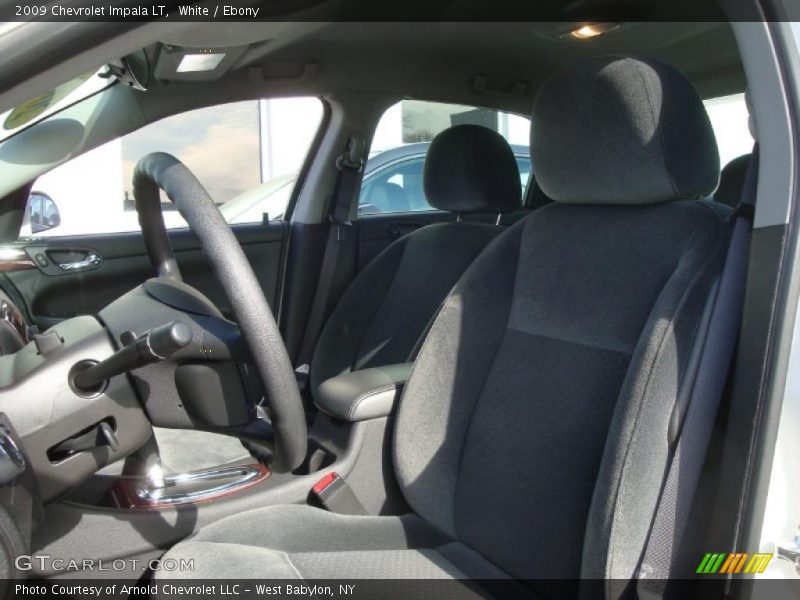 White / Ebony 2009 Chevrolet Impala LT