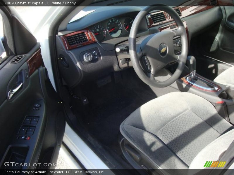 White / Ebony 2009 Chevrolet Impala LT