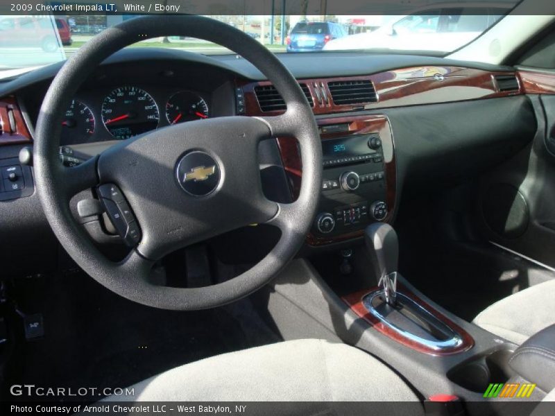 White / Ebony 2009 Chevrolet Impala LT