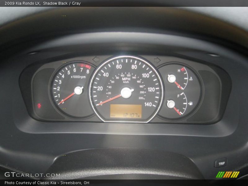 Shadow Black / Gray 2009 Kia Rondo LX