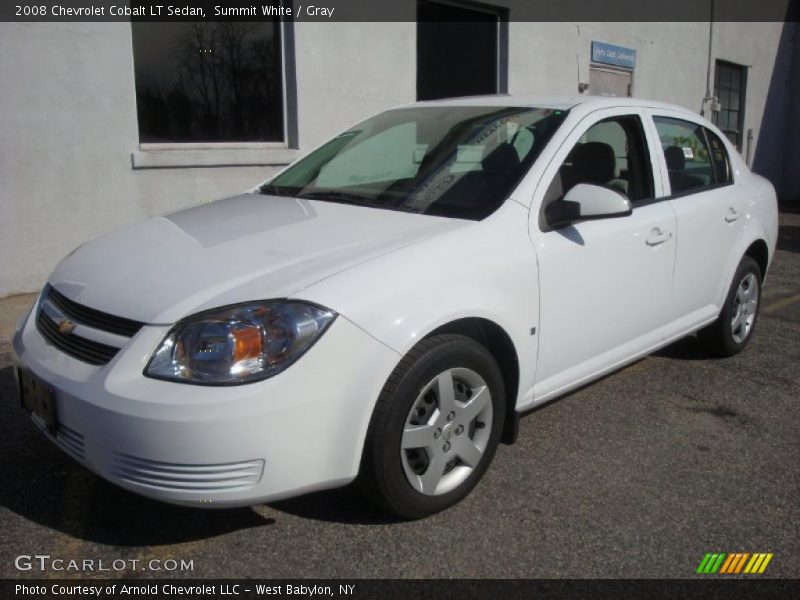 Summit White / Gray 2008 Chevrolet Cobalt LT Sedan