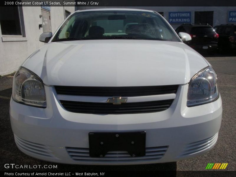 Summit White / Gray 2008 Chevrolet Cobalt LT Sedan
