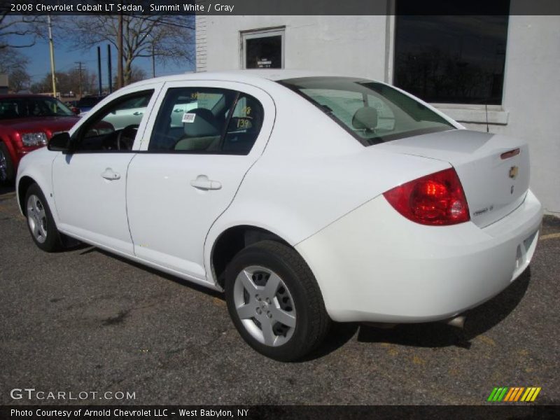 Summit White / Gray 2008 Chevrolet Cobalt LT Sedan