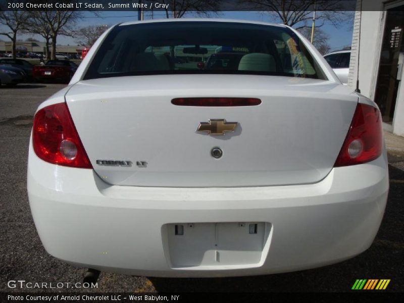 Summit White / Gray 2008 Chevrolet Cobalt LT Sedan