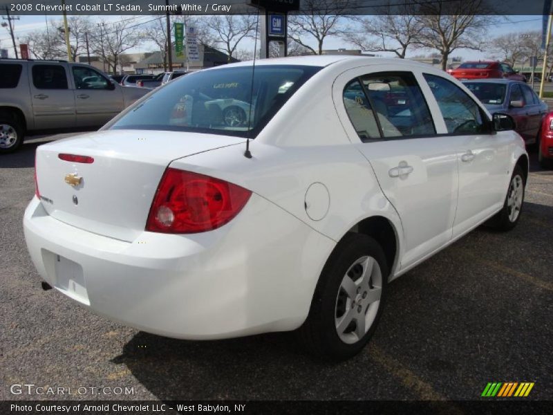 Summit White / Gray 2008 Chevrolet Cobalt LT Sedan