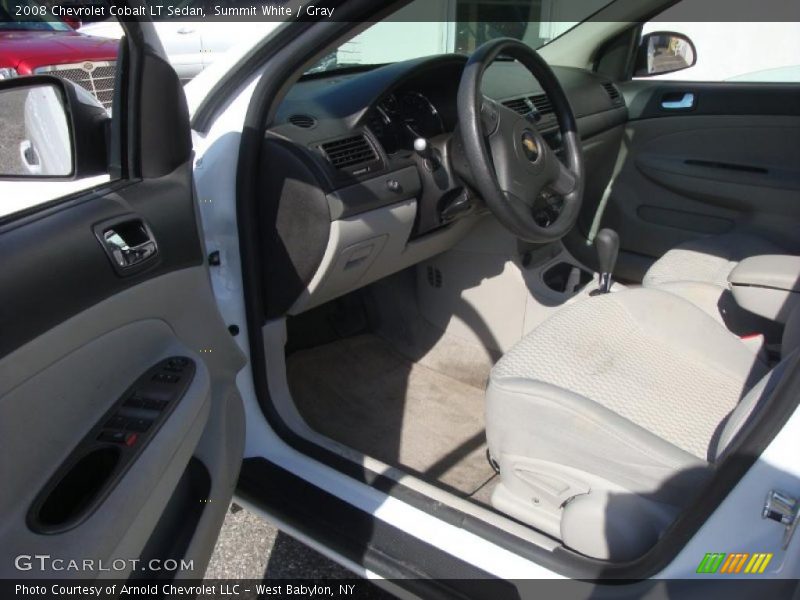 Summit White / Gray 2008 Chevrolet Cobalt LT Sedan