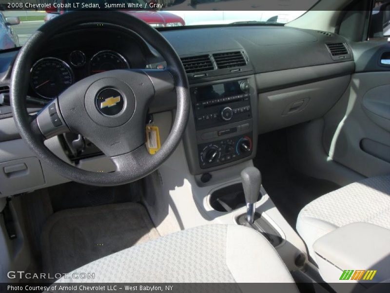 Summit White / Gray 2008 Chevrolet Cobalt LT Sedan
