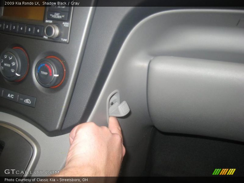 Shadow Black / Gray 2009 Kia Rondo LX