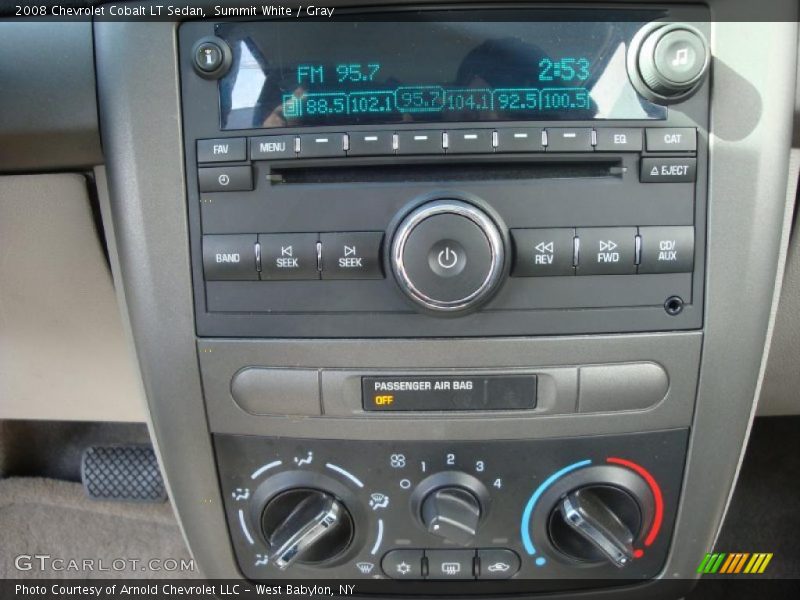 Summit White / Gray 2008 Chevrolet Cobalt LT Sedan
