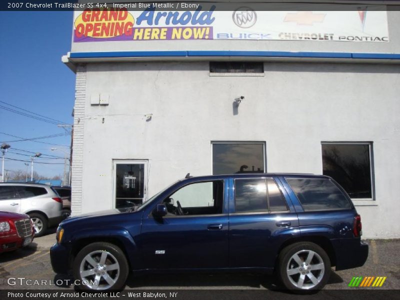 Imperial Blue Metallic / Ebony 2007 Chevrolet TrailBlazer SS 4x4