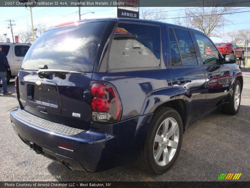 Imperial Blue Metallic / Ebony 2007 Chevrolet TrailBlazer SS 4x4