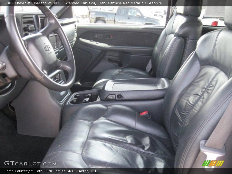 Dark Carmine Red Metallic / Graphite 2002 Chevrolet Silverado 2500 LT Extended Cab 4x4