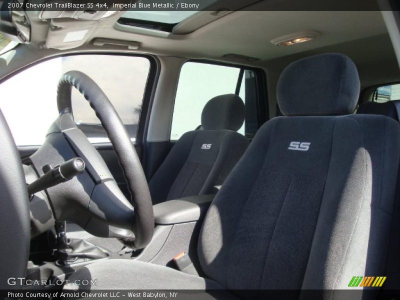 Imperial Blue Metallic / Ebony 2007 Chevrolet TrailBlazer SS 4x4