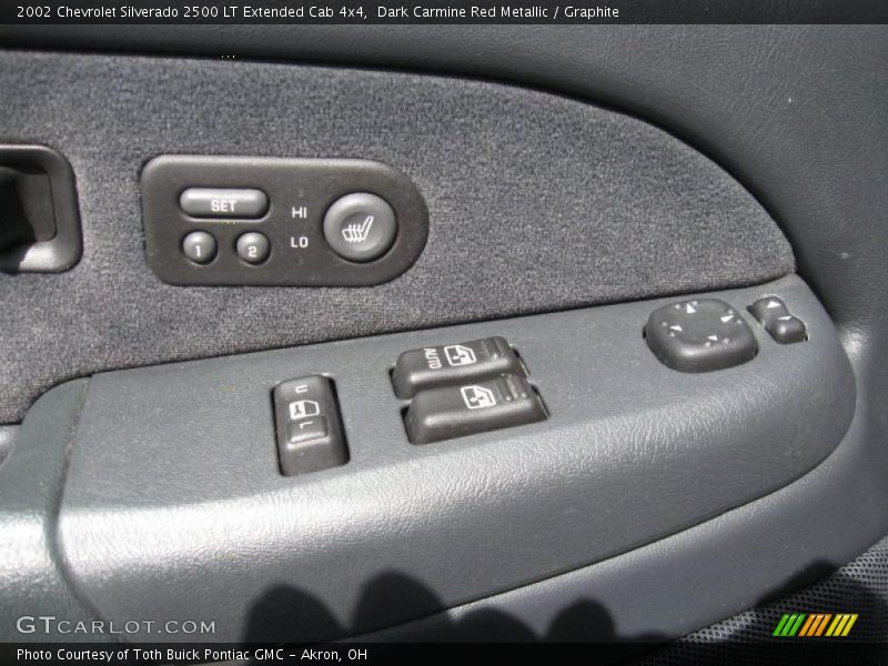 Dark Carmine Red Metallic / Graphite 2002 Chevrolet Silverado 2500 LT Extended Cab 4x4