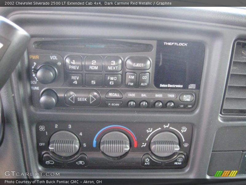 Dark Carmine Red Metallic / Graphite 2002 Chevrolet Silverado 2500 LT Extended Cab 4x4