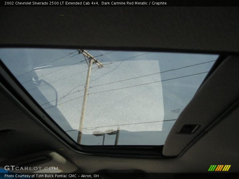 Dark Carmine Red Metallic / Graphite 2002 Chevrolet Silverado 2500 LT Extended Cab 4x4