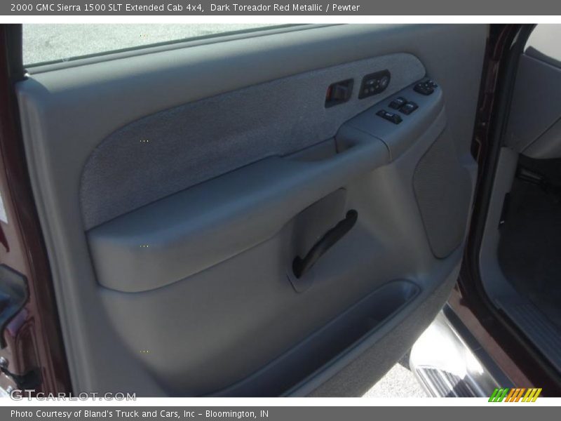 Dark Toreador Red Metallic / Pewter 2000 GMC Sierra 1500 SLT Extended Cab 4x4