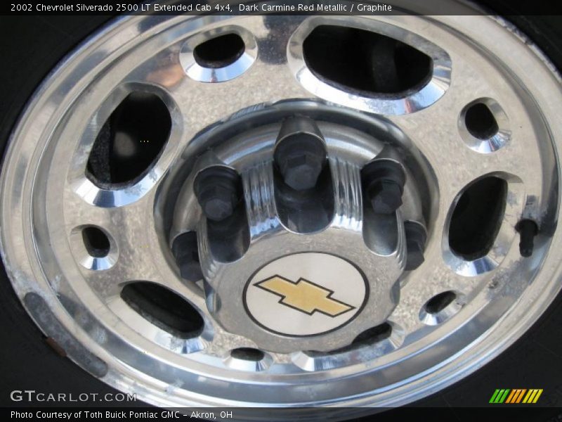 Dark Carmine Red Metallic / Graphite 2002 Chevrolet Silverado 2500 LT Extended Cab 4x4