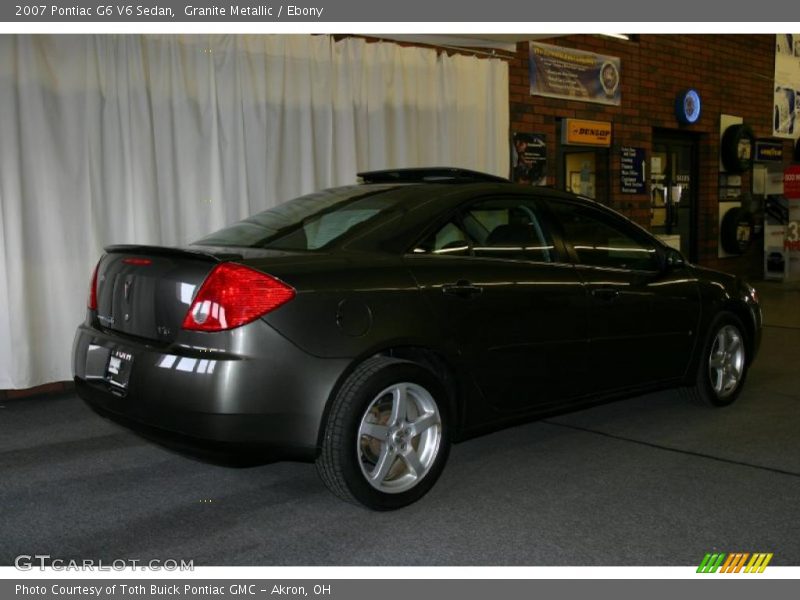 Granite Metallic / Ebony 2007 Pontiac G6 V6 Sedan