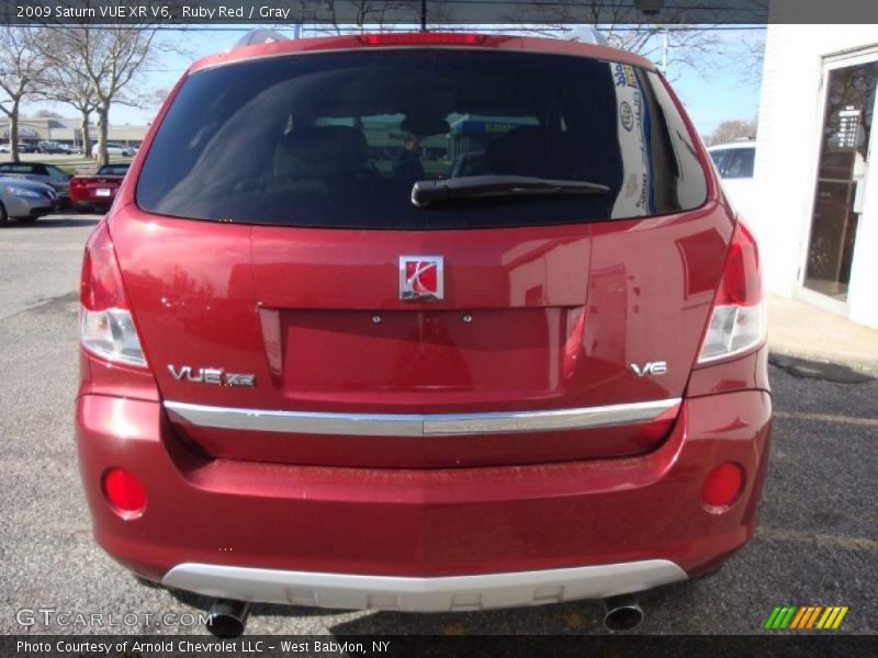 Ruby Red / Gray 2009 Saturn VUE XR V6