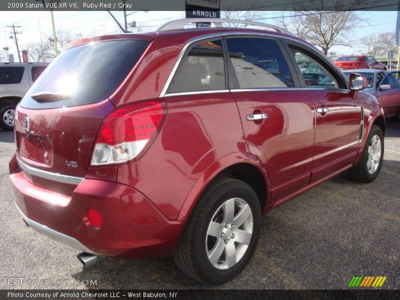 Ruby Red / Gray 2009 Saturn VUE XR V6