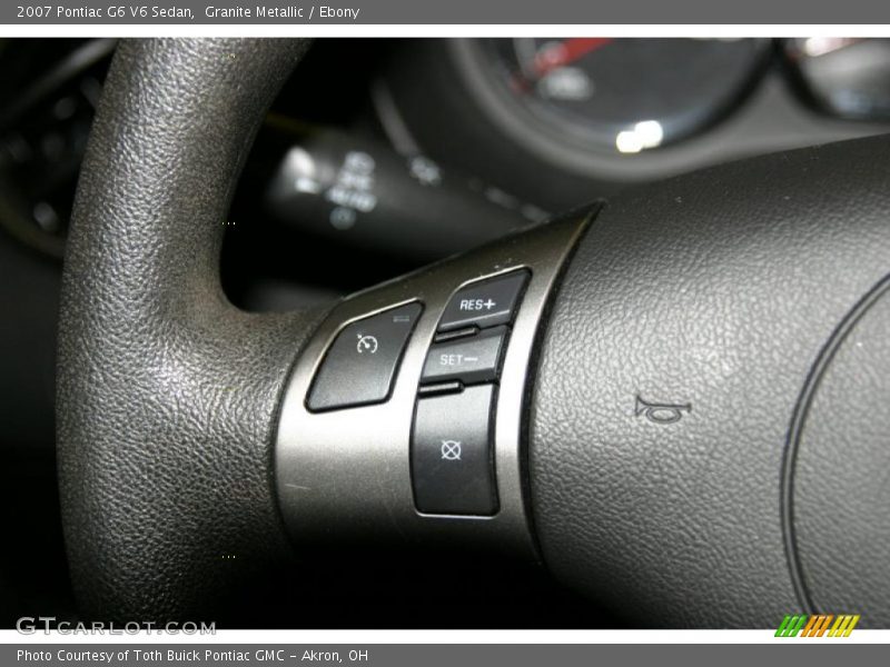 Granite Metallic / Ebony 2007 Pontiac G6 V6 Sedan
