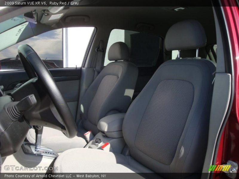 Ruby Red / Gray 2009 Saturn VUE XR V6