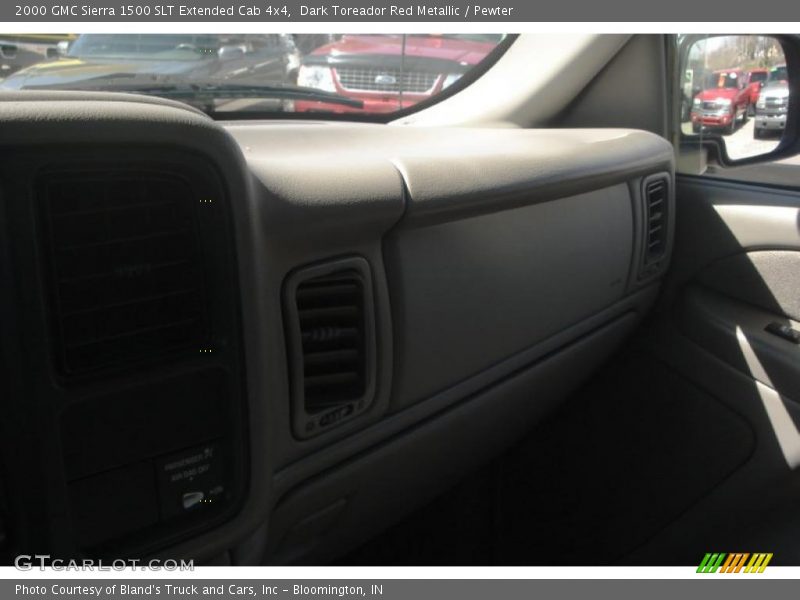 Dark Toreador Red Metallic / Pewter 2000 GMC Sierra 1500 SLT Extended Cab 4x4