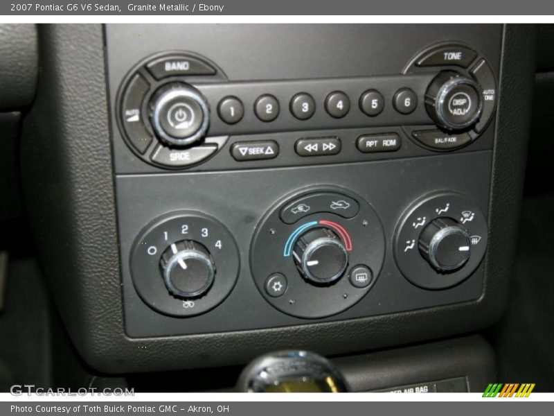 Granite Metallic / Ebony 2007 Pontiac G6 V6 Sedan