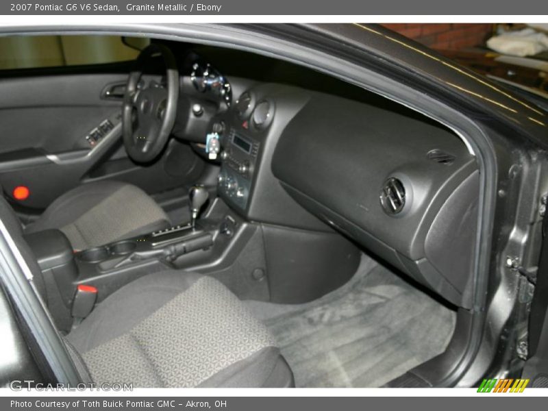 Granite Metallic / Ebony 2007 Pontiac G6 V6 Sedan