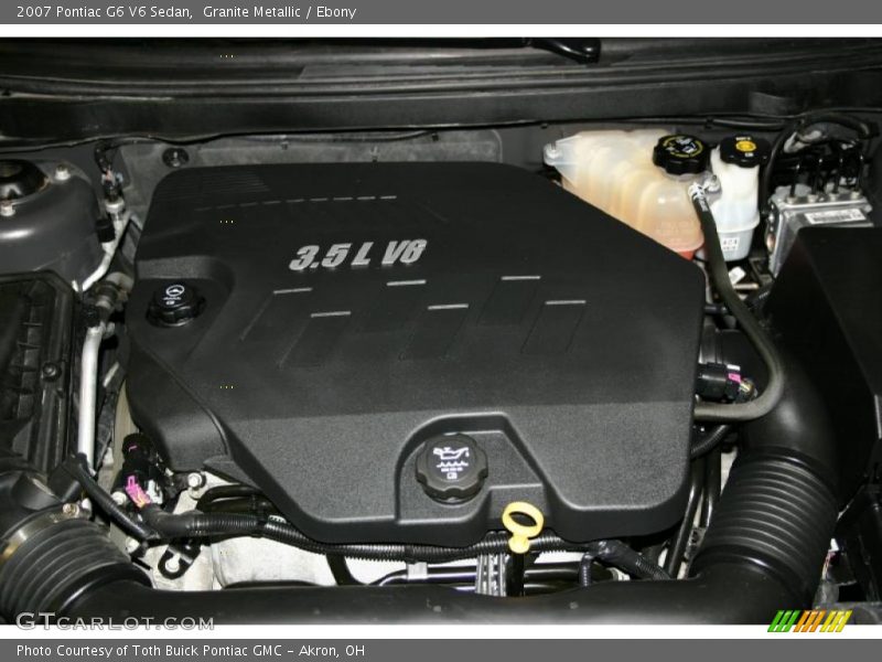 Granite Metallic / Ebony 2007 Pontiac G6 V6 Sedan