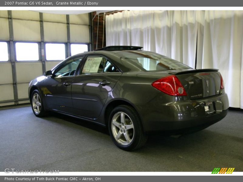 Granite Metallic / Ebony 2007 Pontiac G6 V6 Sedan
