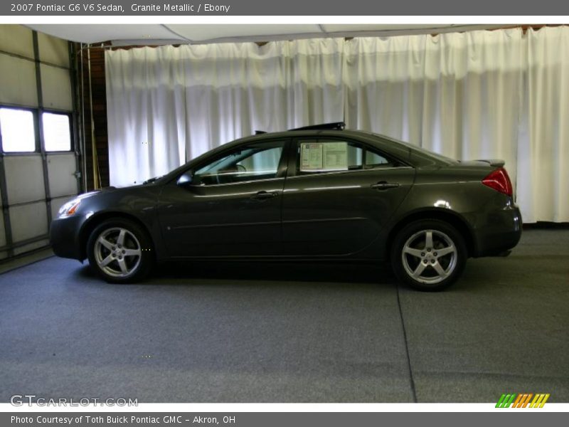 Granite Metallic / Ebony 2007 Pontiac G6 V6 Sedan