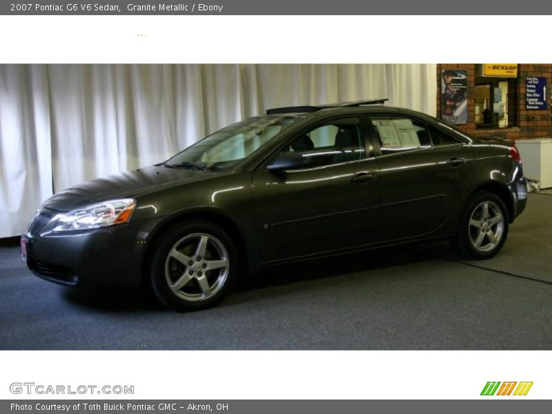 Granite Metallic / Ebony 2007 Pontiac G6 V6 Sedan