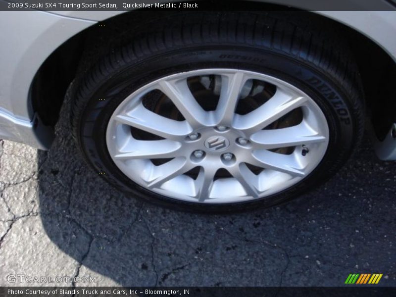 Quicksilver Metallic / Black 2009 Suzuki SX4 Touring Sport Sedan