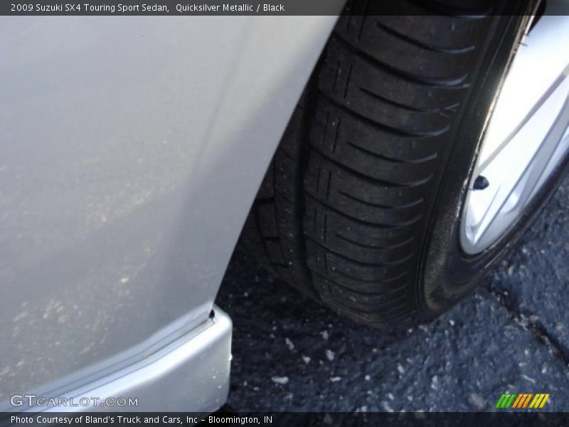 Quicksilver Metallic / Black 2009 Suzuki SX4 Touring Sport Sedan