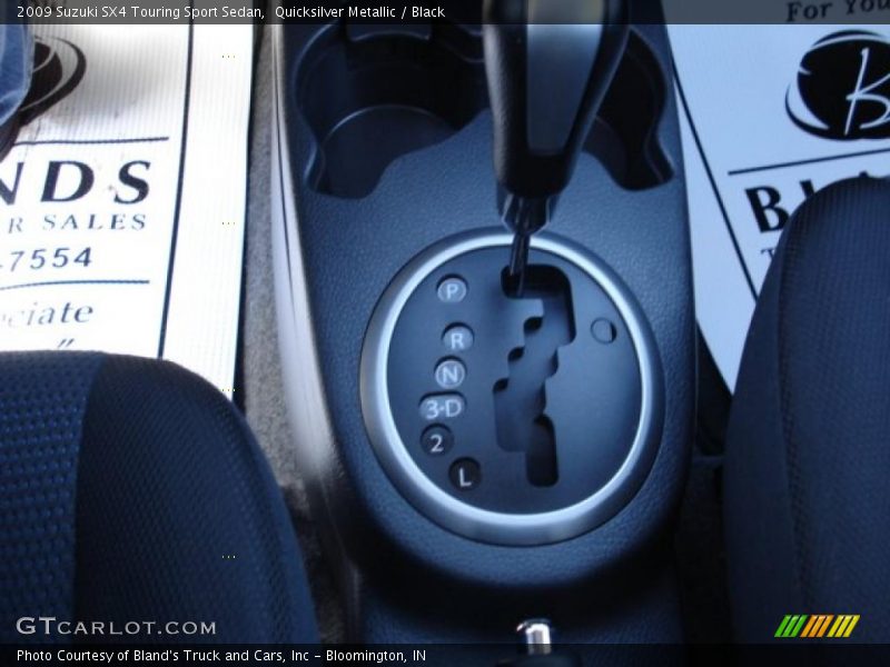 Quicksilver Metallic / Black 2009 Suzuki SX4 Touring Sport Sedan