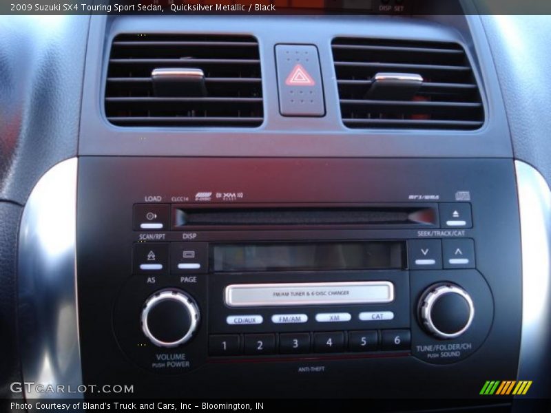 Quicksilver Metallic / Black 2009 Suzuki SX4 Touring Sport Sedan