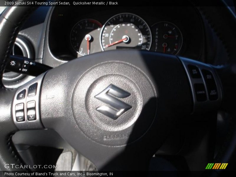 Quicksilver Metallic / Black 2009 Suzuki SX4 Touring Sport Sedan