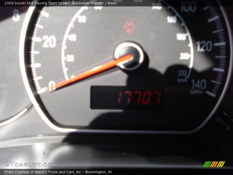 Quicksilver Metallic / Black 2009 Suzuki SX4 Touring Sport Sedan