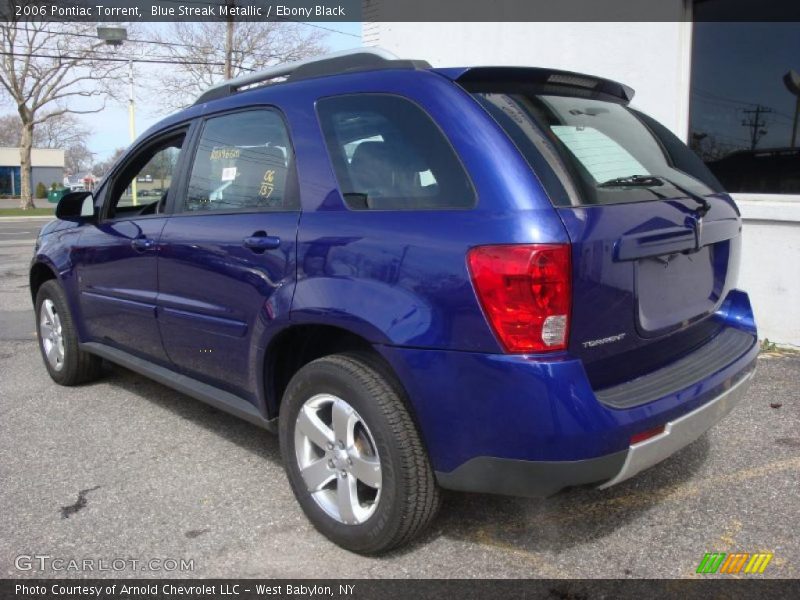 Blue Streak Metallic / Ebony Black 2006 Pontiac Torrent