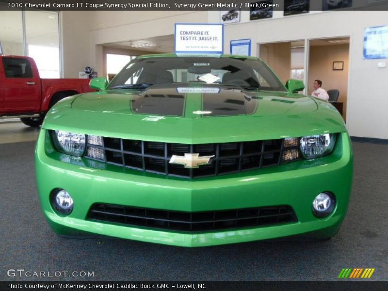 Synergy Green Metallic / Black/Green 2010 Chevrolet Camaro LT Coupe Synergy Special Edition