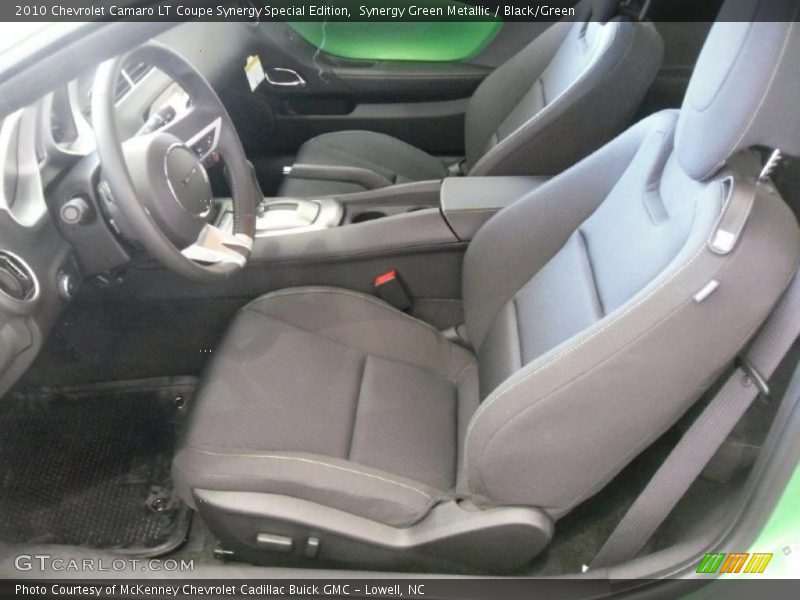 Synergy Green Metallic / Black/Green 2010 Chevrolet Camaro LT Coupe Synergy Special Edition